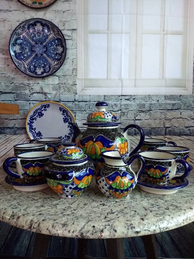 Juego de Café de Talavera Poblana CM107