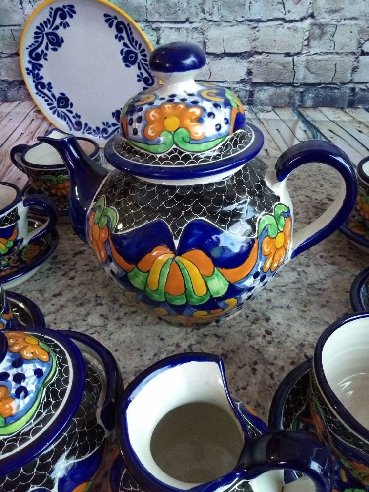 Juego de Café de Talavera Poblana CM107