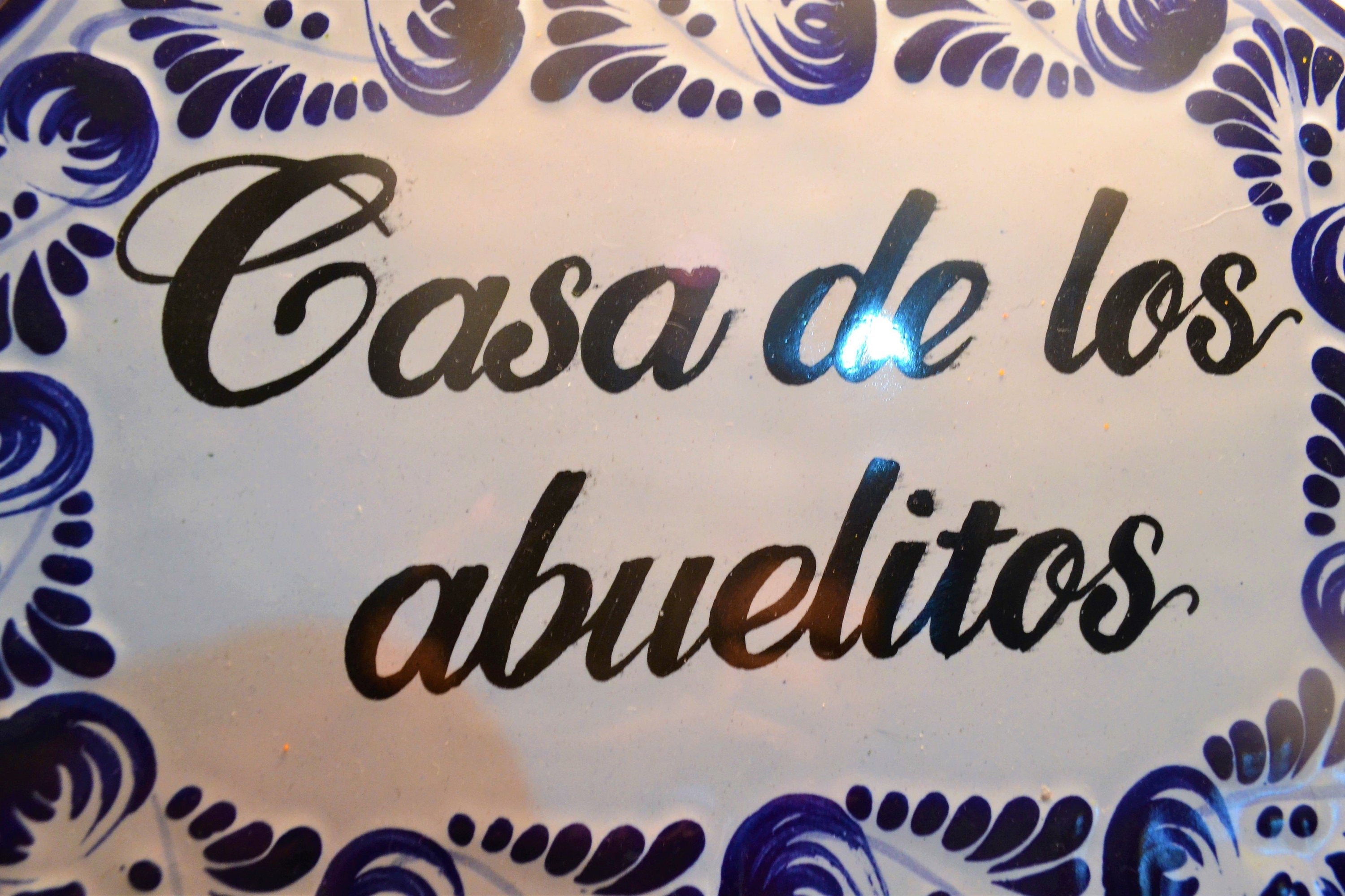 Letrero Personalizable de casa de Talavera Poblana