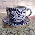 2 Tazas y Platos de Café de Talavera CM038