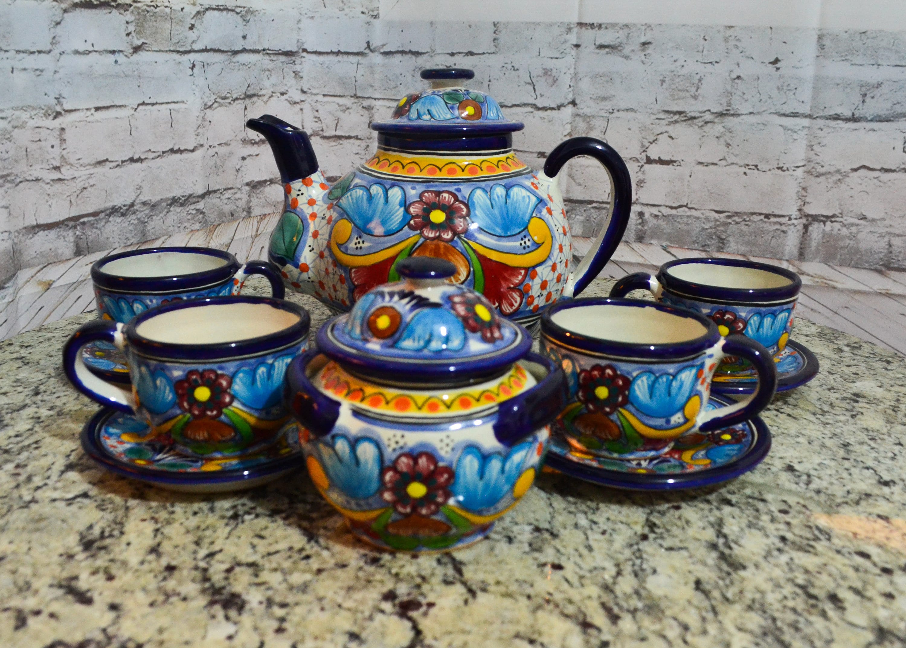 Juego de Café de Talavera Poblana CM287