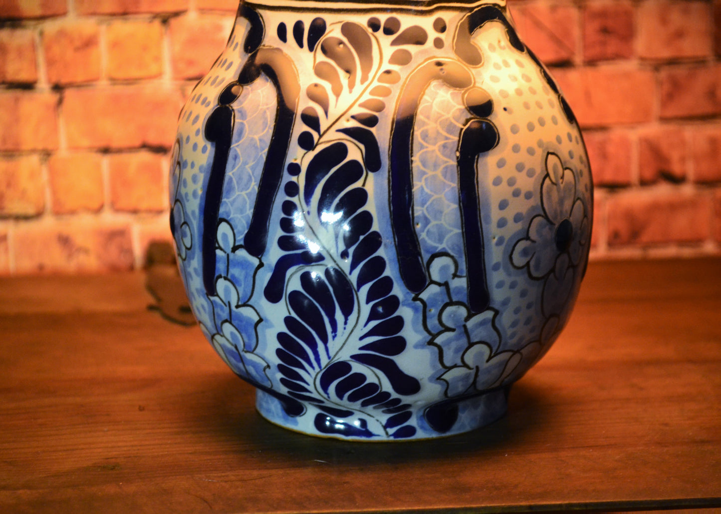 Lámpara de Talavera Poblana CM324