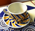 2 Tazas y Platos de Café de Talavera CM327