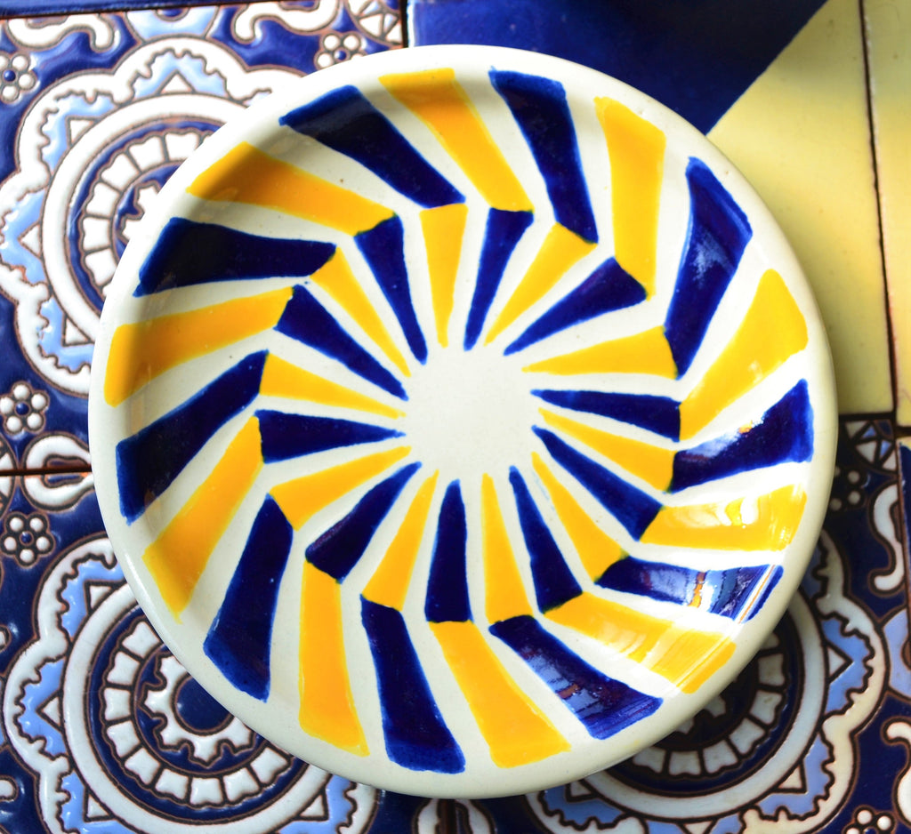 2 Tazas y Platos de Café de Talavera CM327