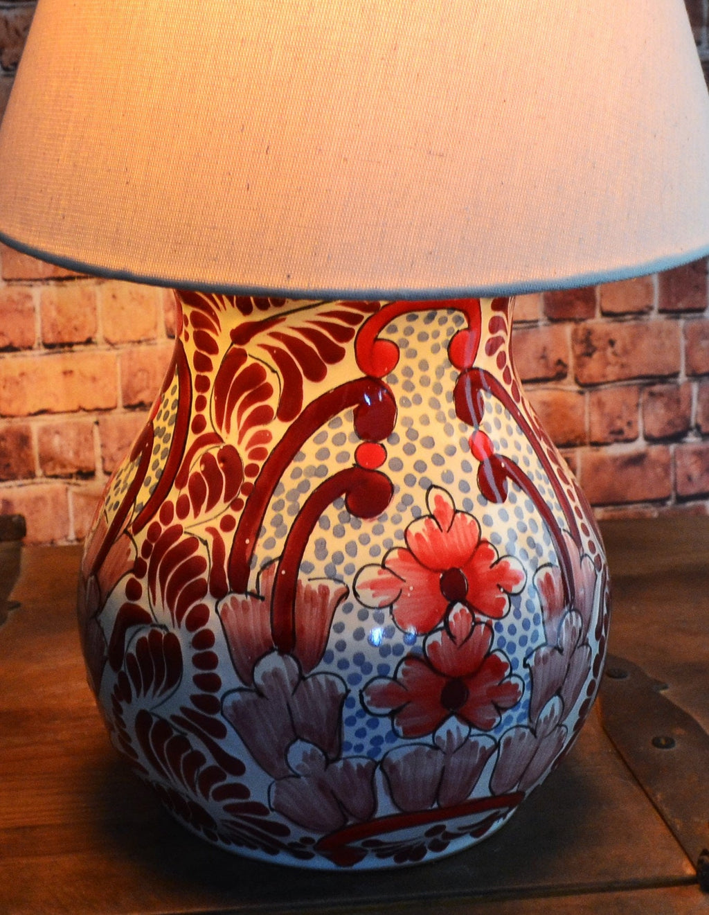 Lámpara de Talavera Poblana CM331