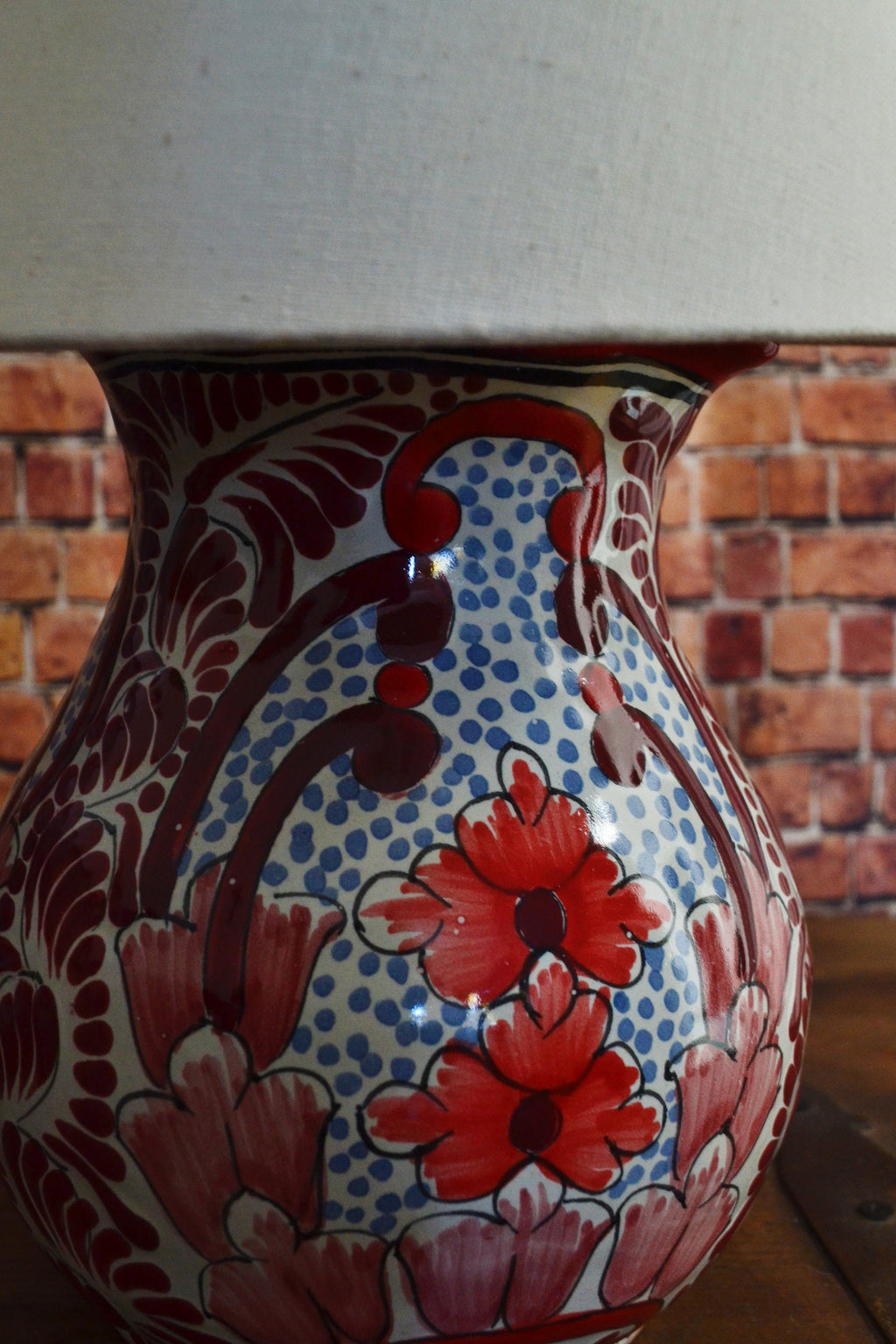 Lámpara de Talavera Poblana CM331