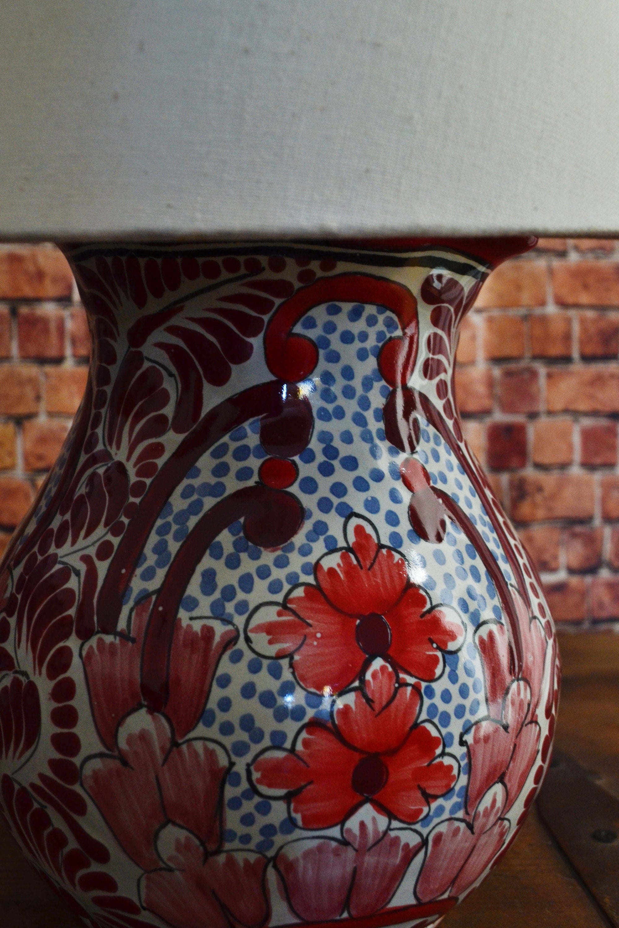 Lámpara de Talavera Poblana CM331