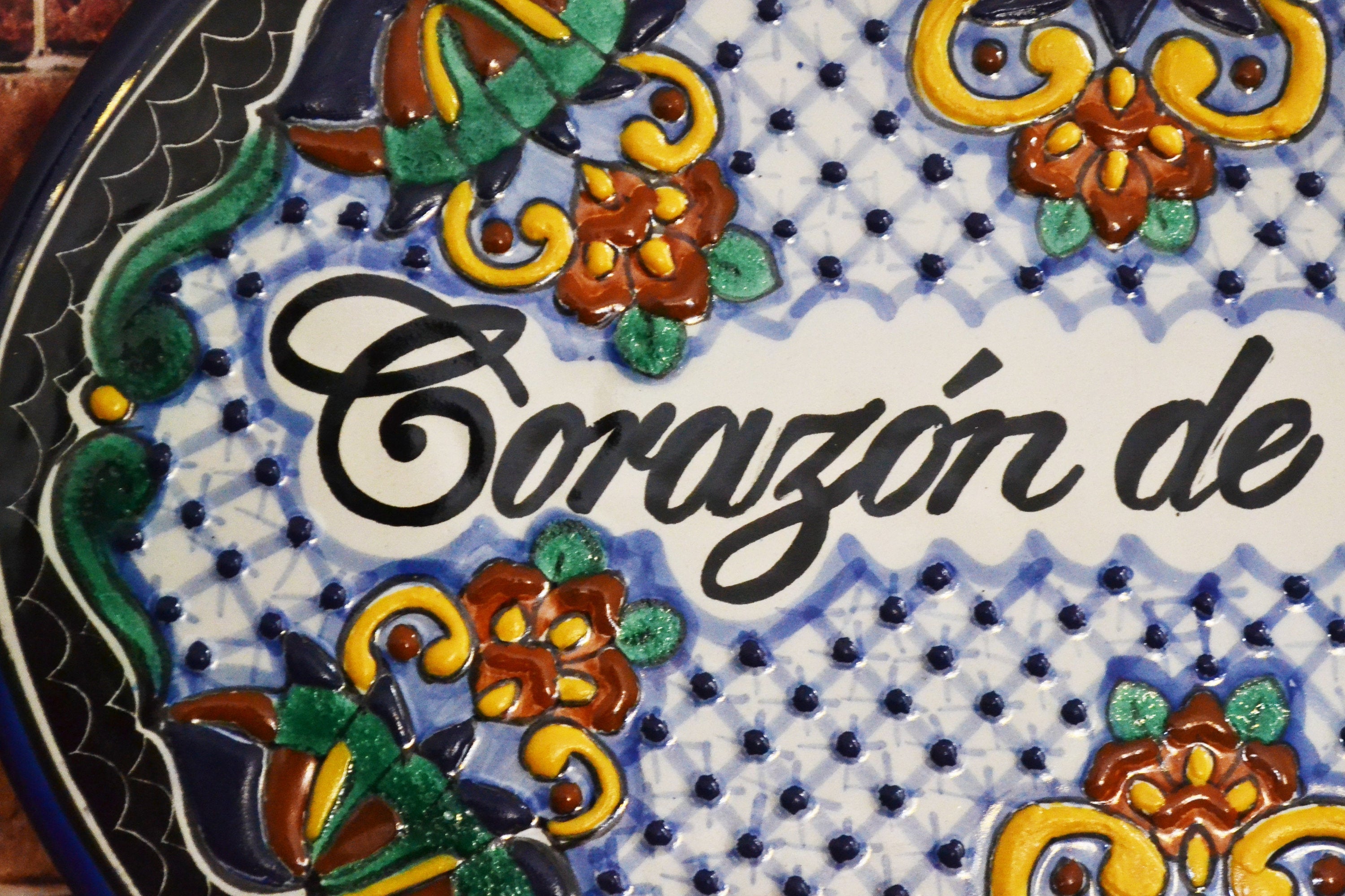 Letrero Personalizable de casa de Talavera Poblana CM341