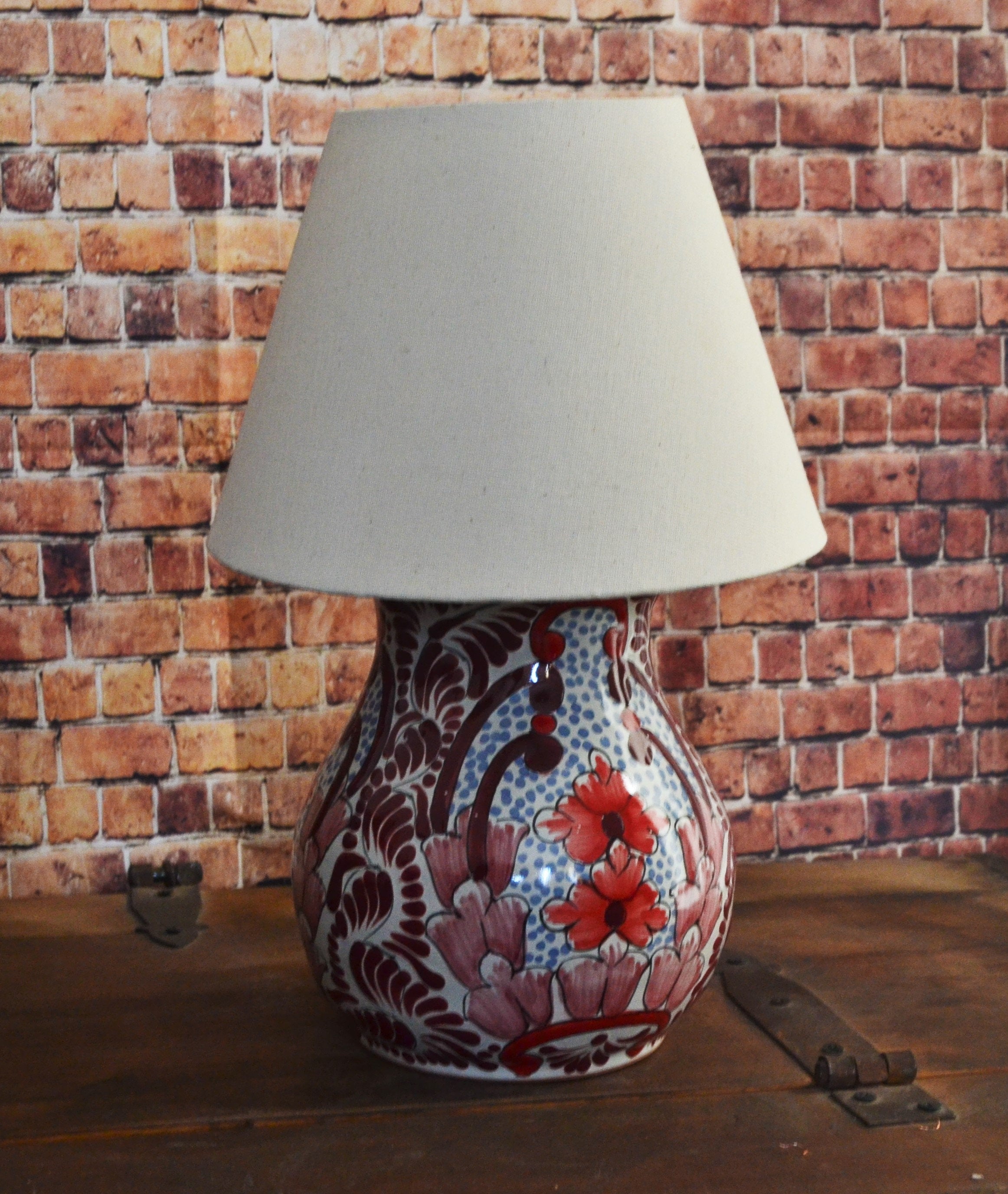 Lámpara de Talavera Poblana CM331