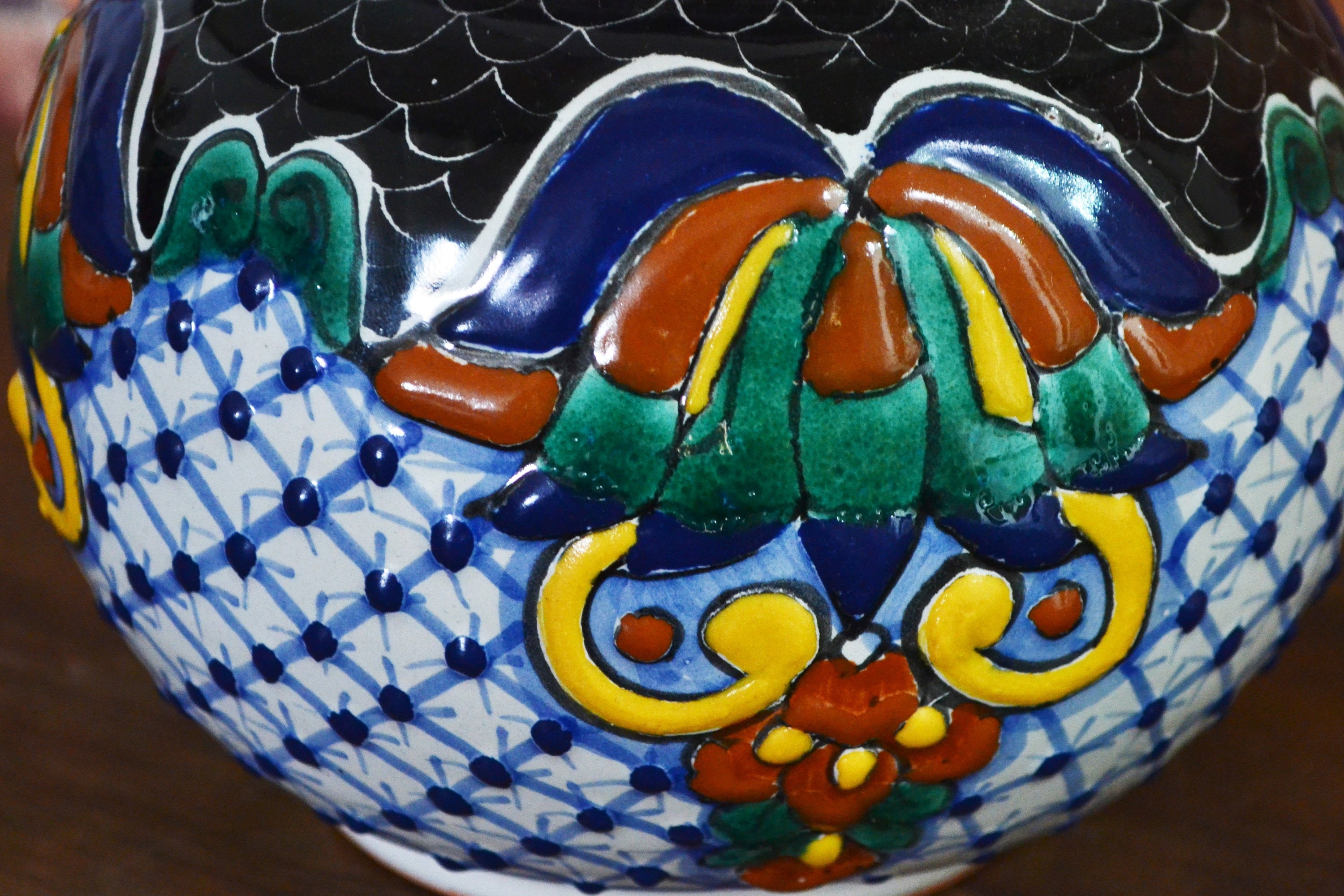 Lámpara de Talavera Poblana CM352