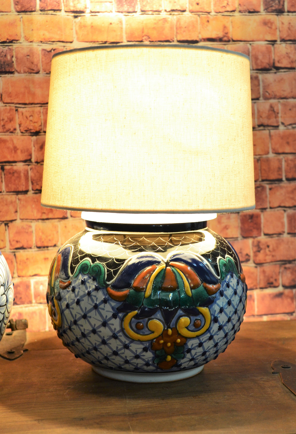 Lámpara de Talavera Poblana CM352