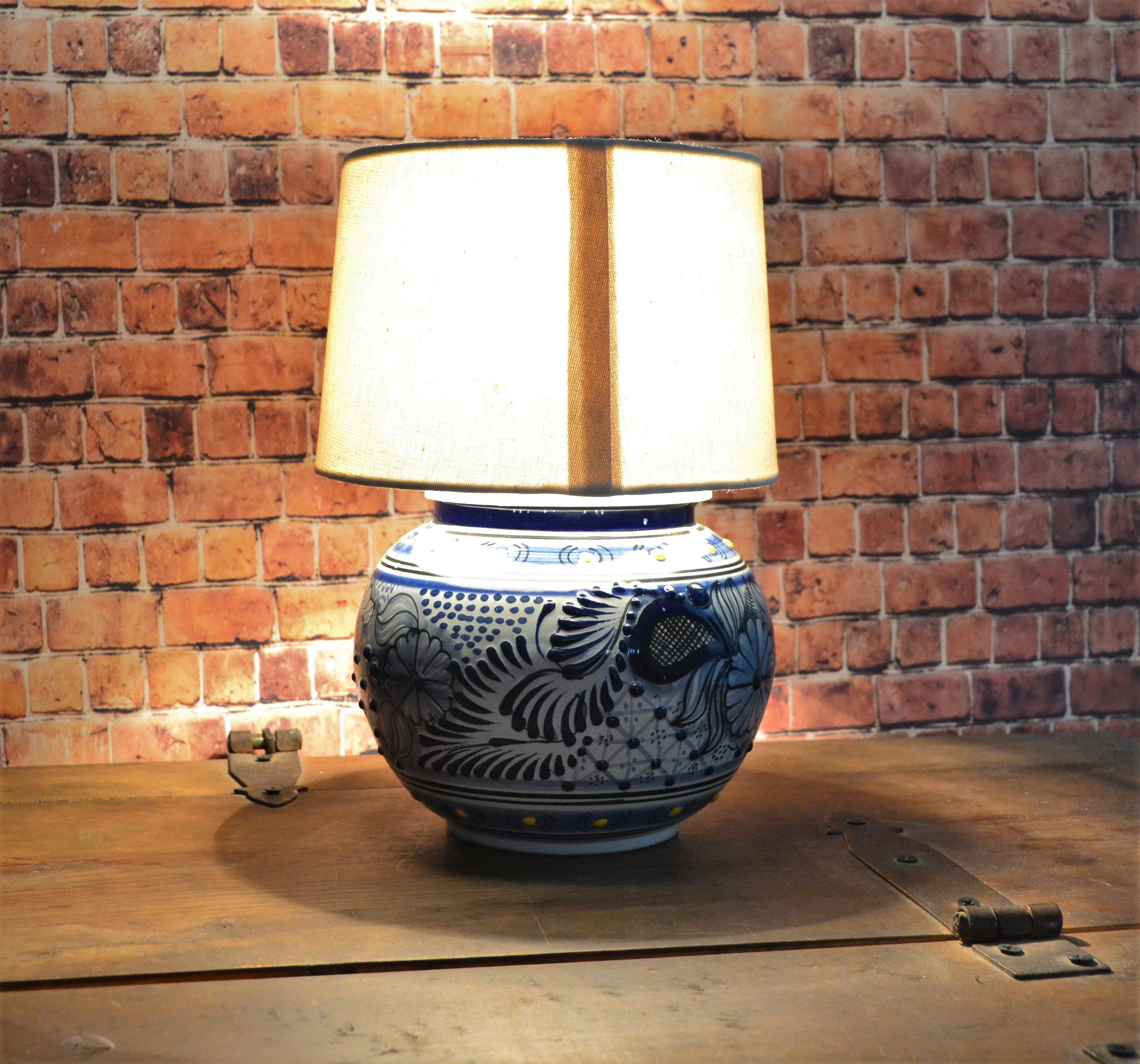 Lámpara de Talavera Poblana CM353