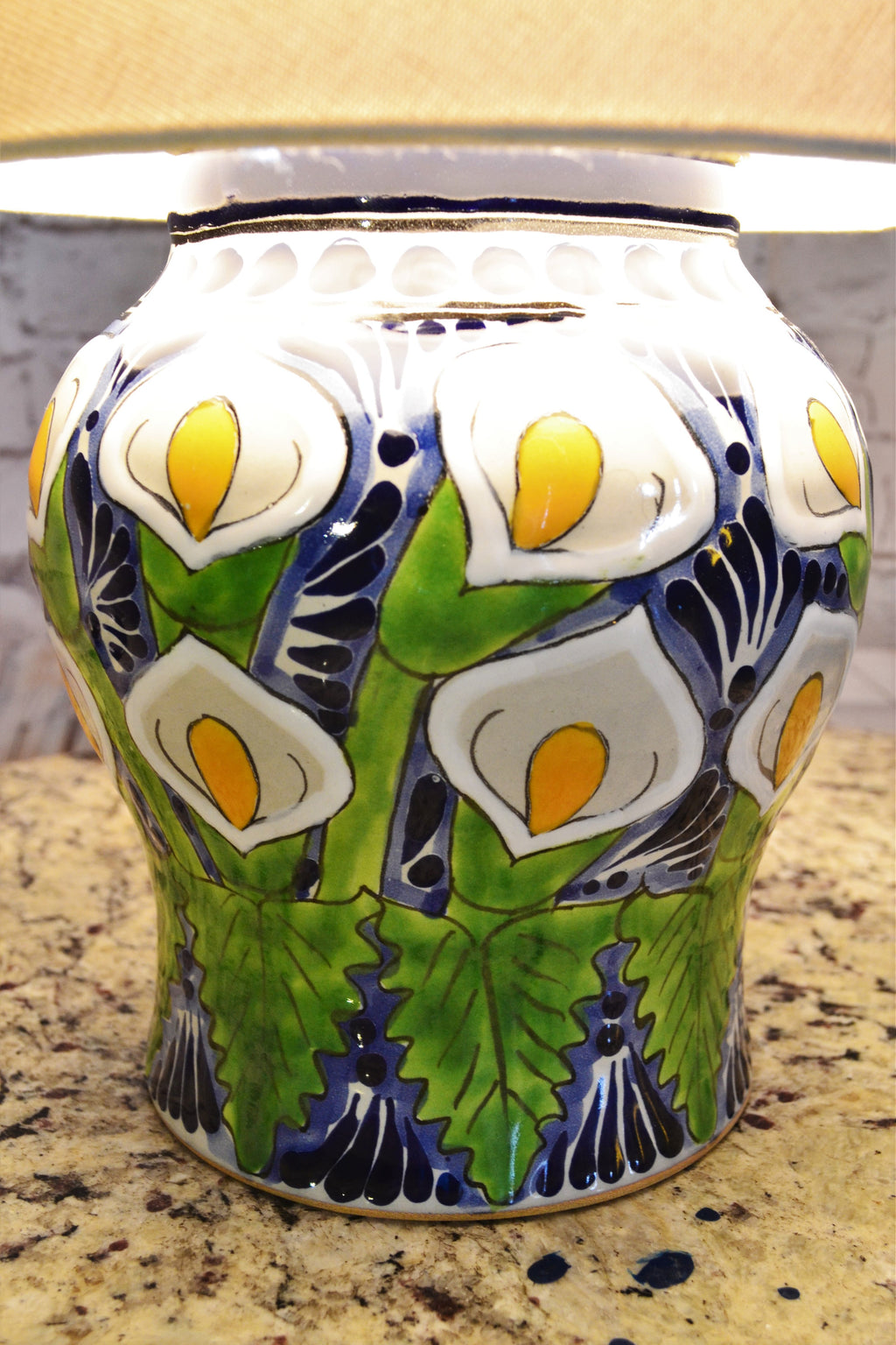 Lámpara de Talavera Poblana CM324