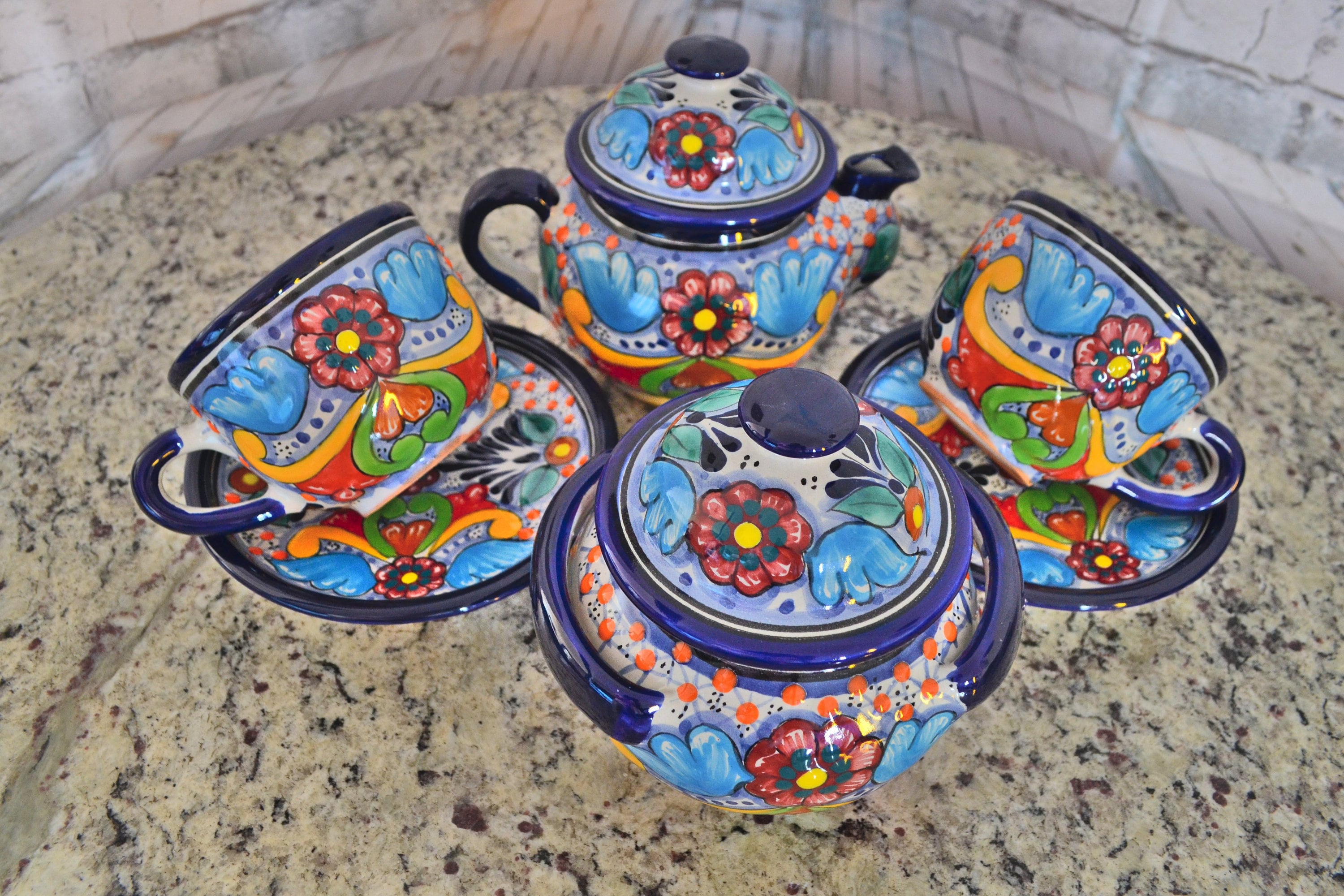Set de Café de Talavera Poblana para 2 personas CM357