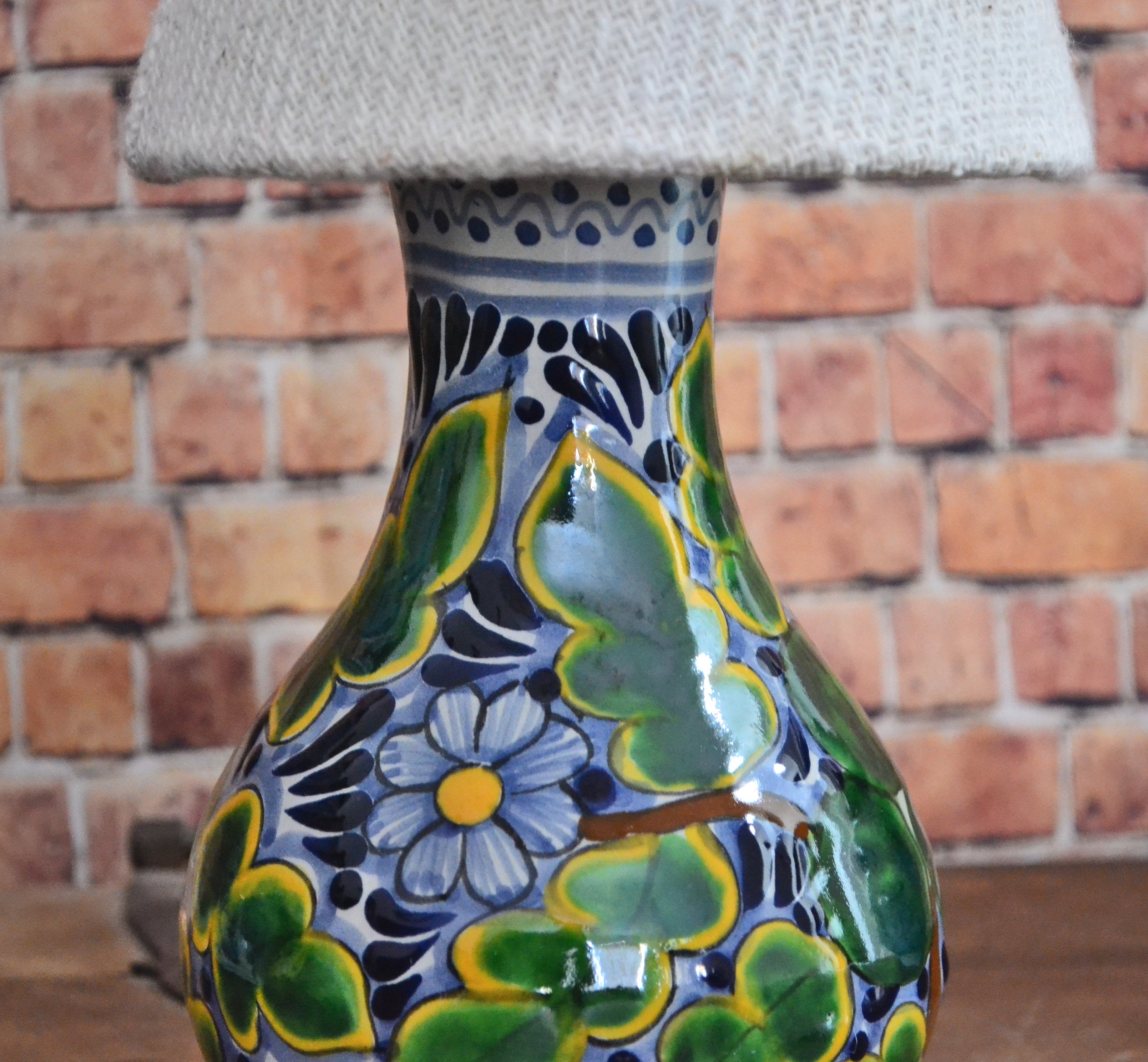 Lámpara de Talavera Poblana CM358
