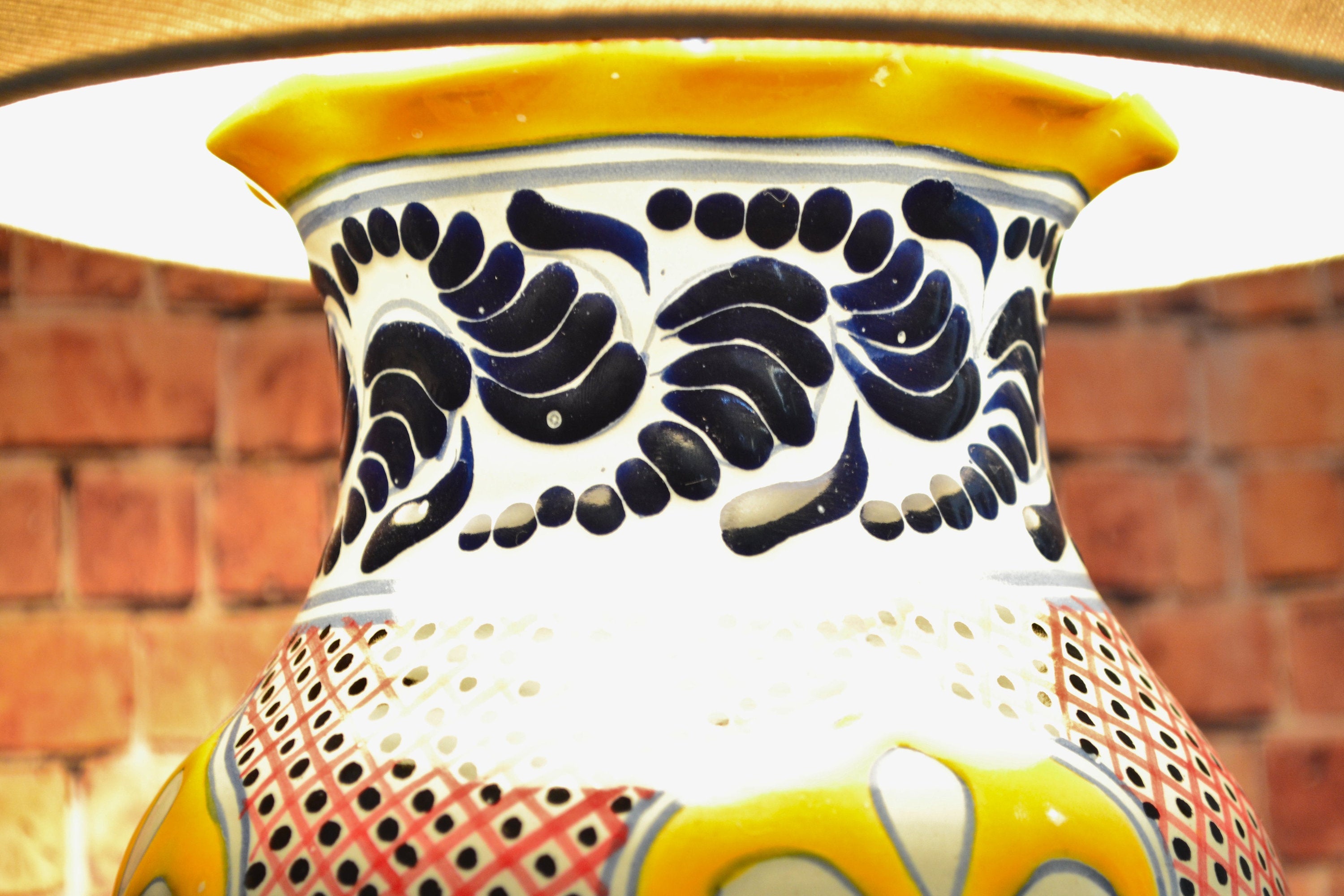 Lámpara de Talavera Poblana CM359