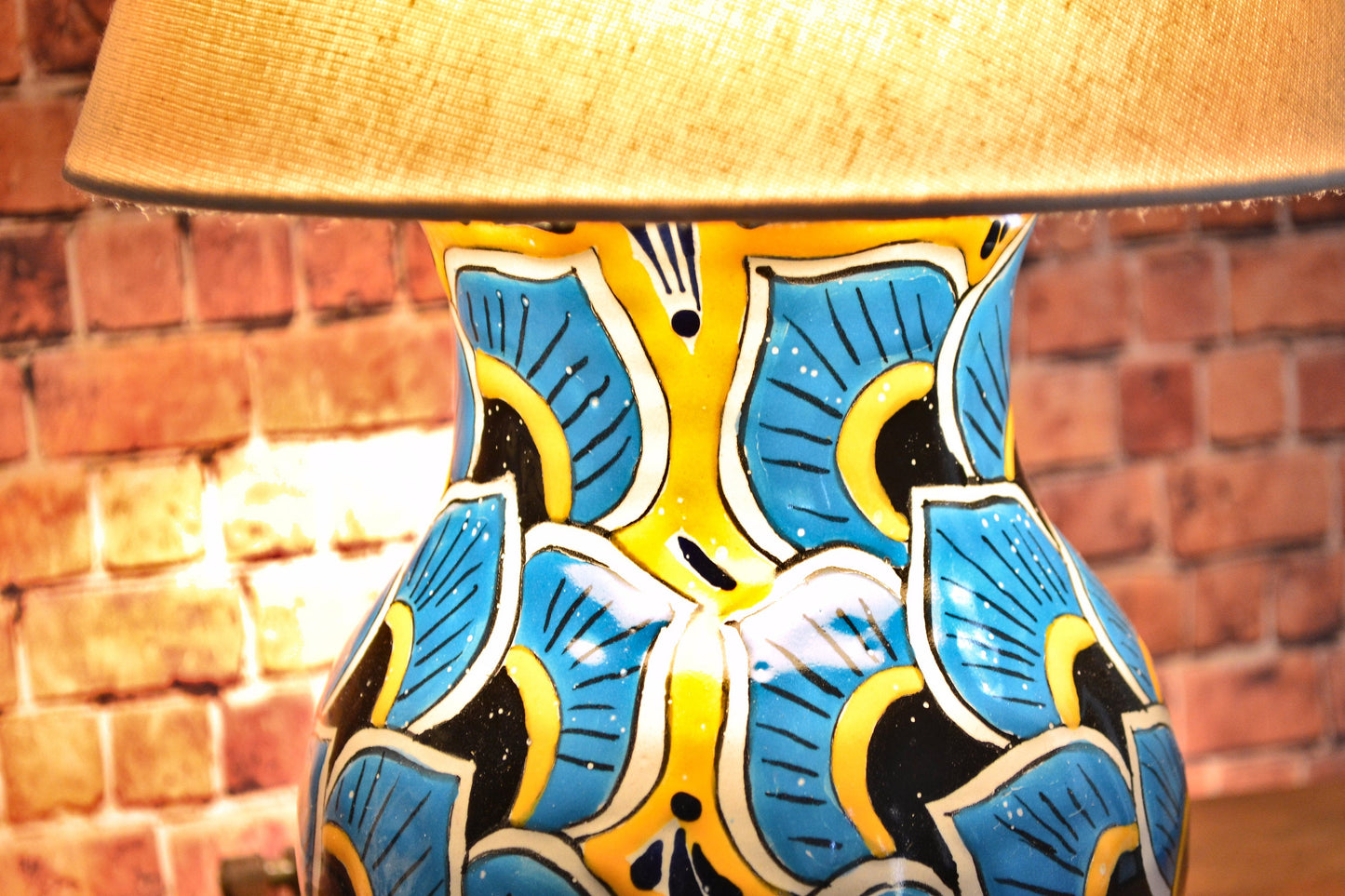 Lámpara de Talavera Poblana CM361