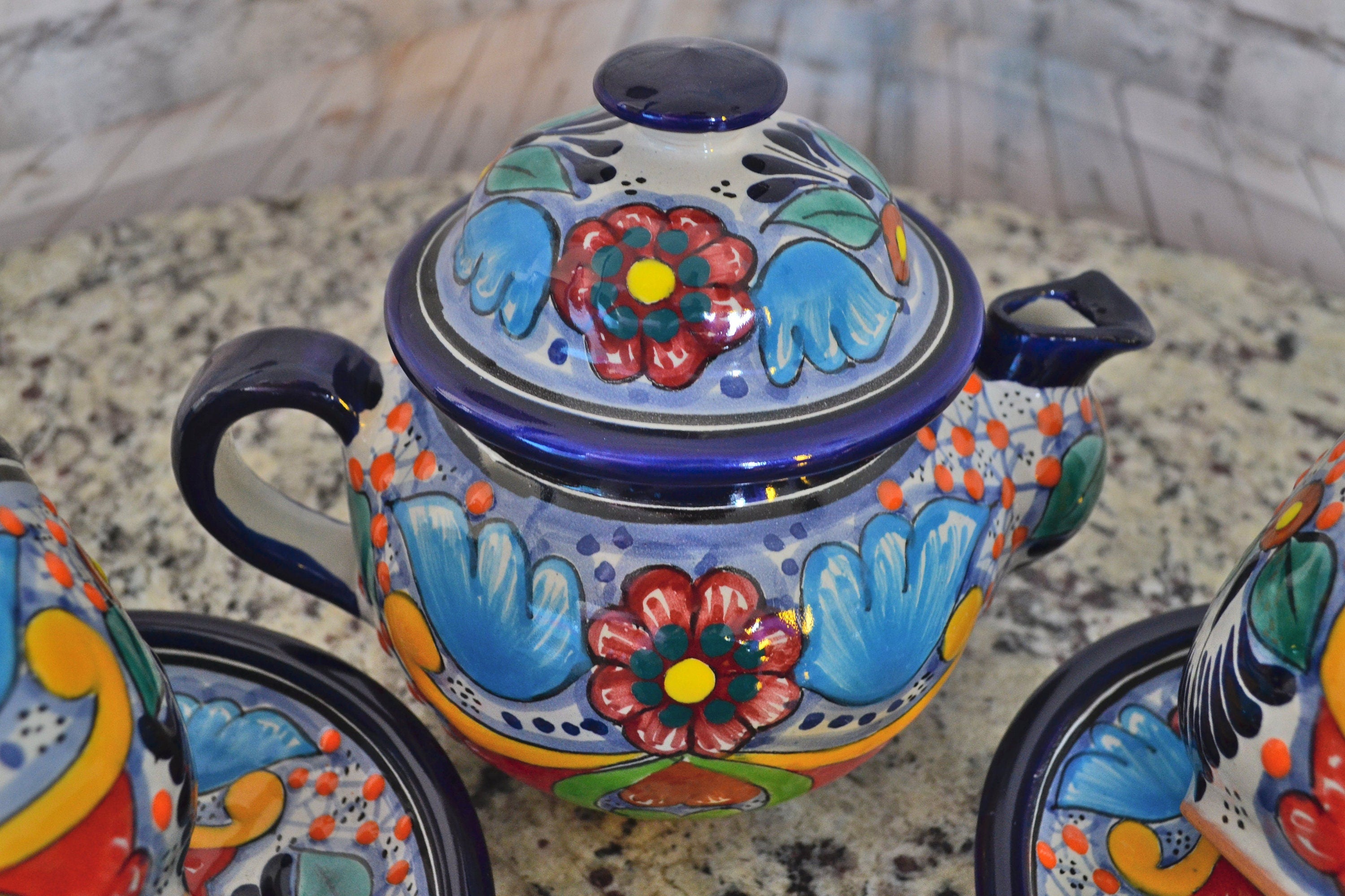 Set de Café de Talavera Poblana para 2 personas CM357