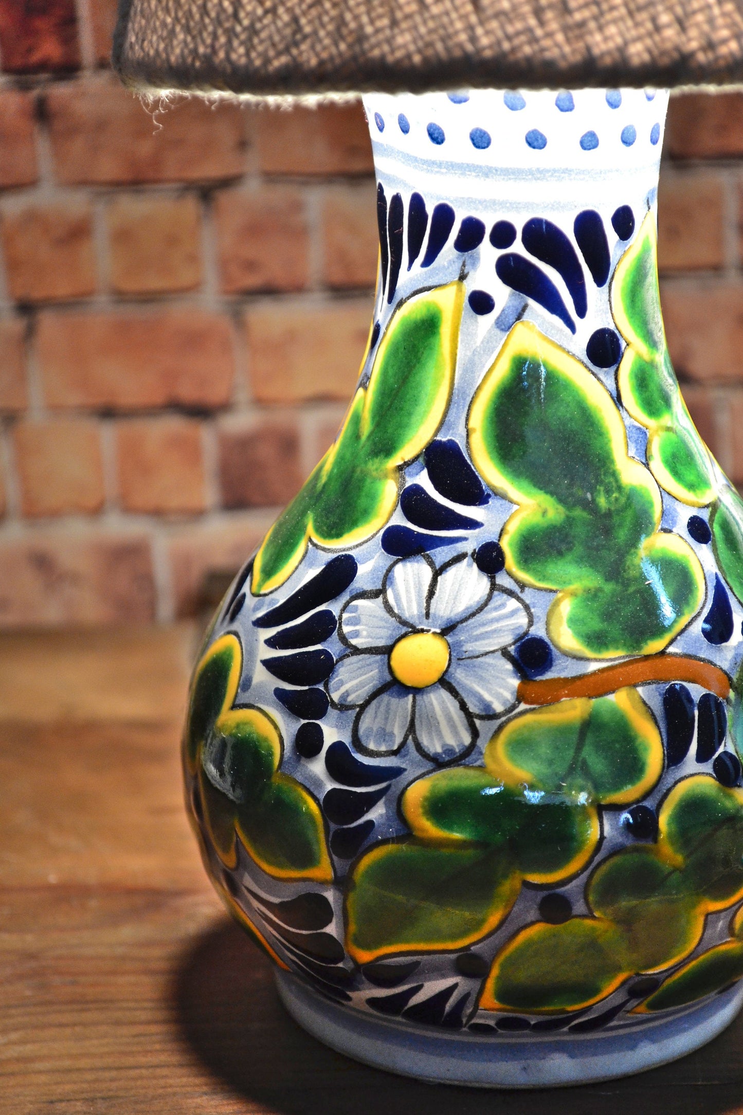 Lámpara de Talavera Poblana CM358
