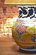 Lámpara de Talavera Poblana CM359