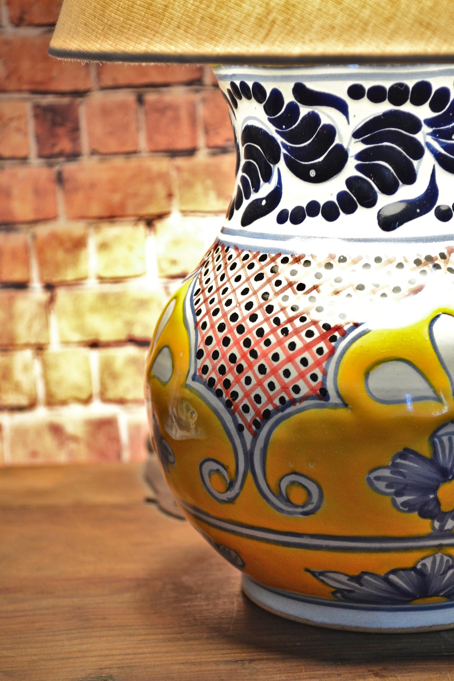 Lámpara de Talavera Poblana CM359