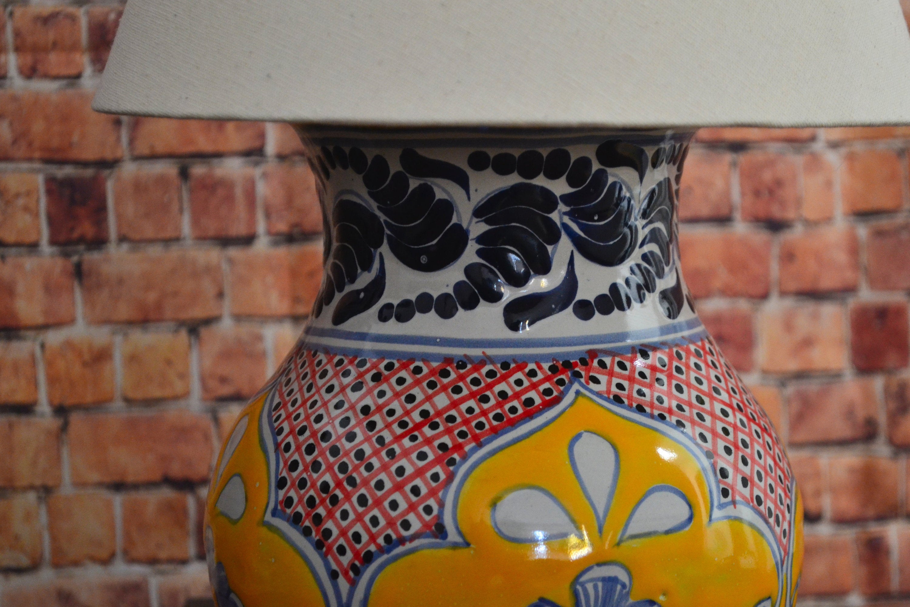 Lámpara de Talavera Poblana CM359