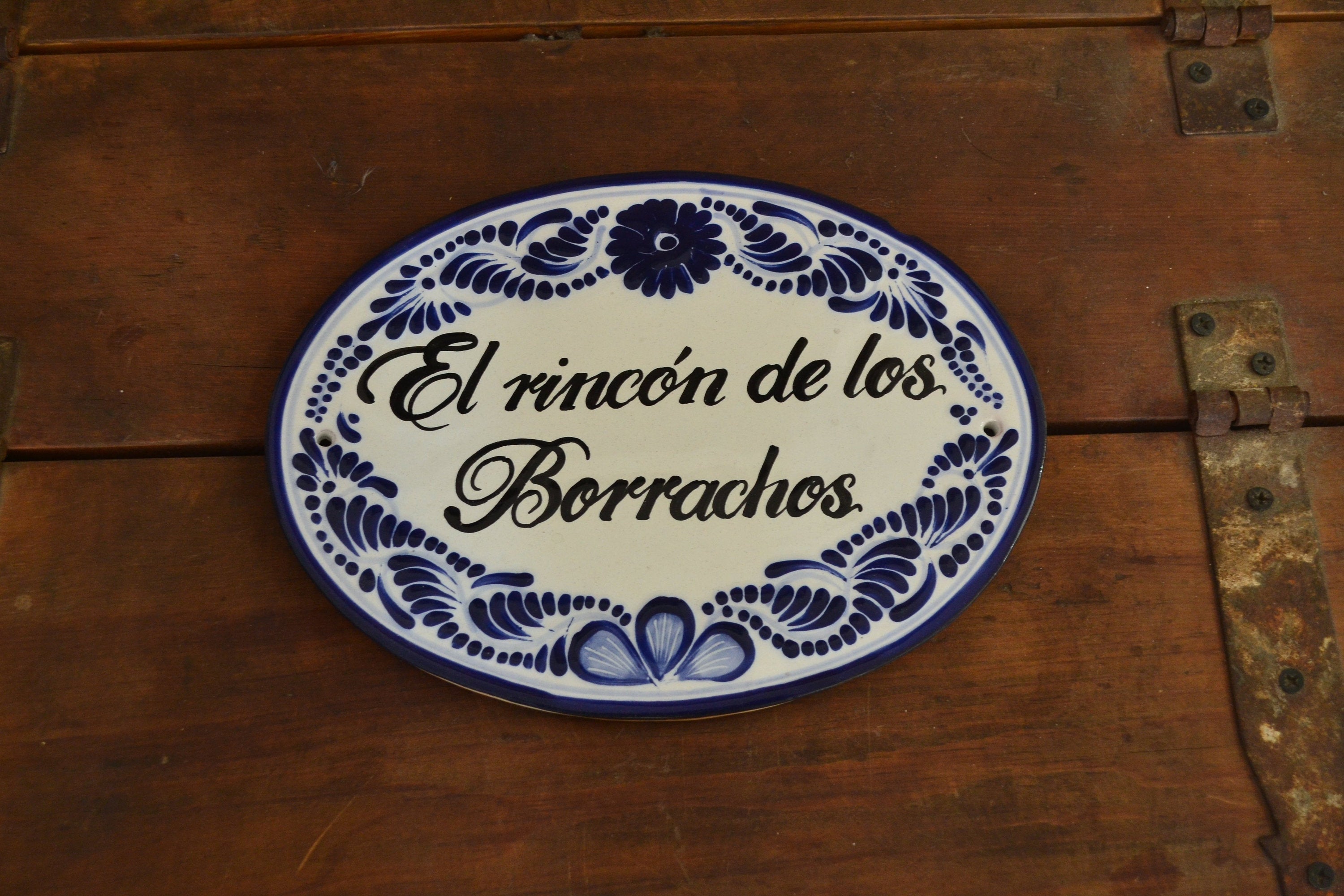 Letrero Personalizable de casa de Talavera Poblana CM384
