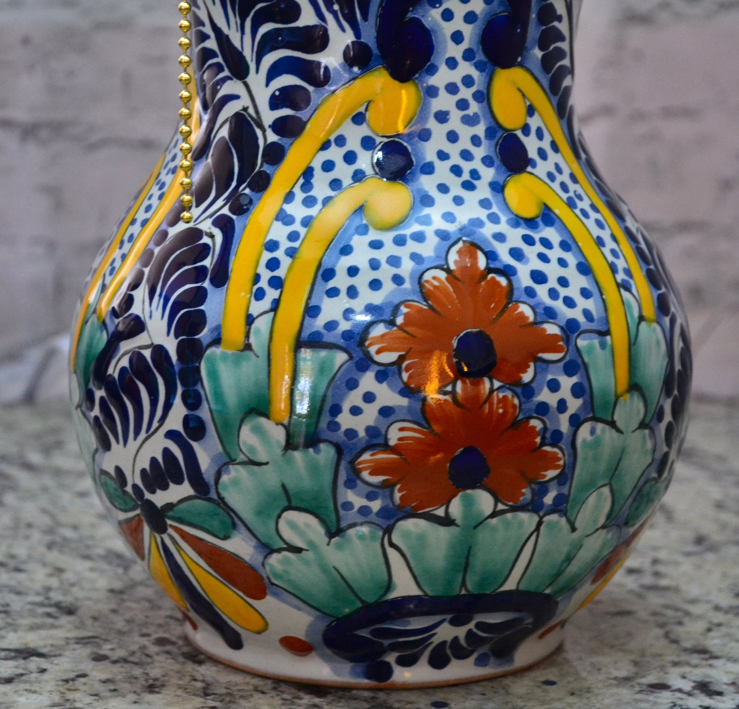 Lámpara de Talavera Poblana CM381