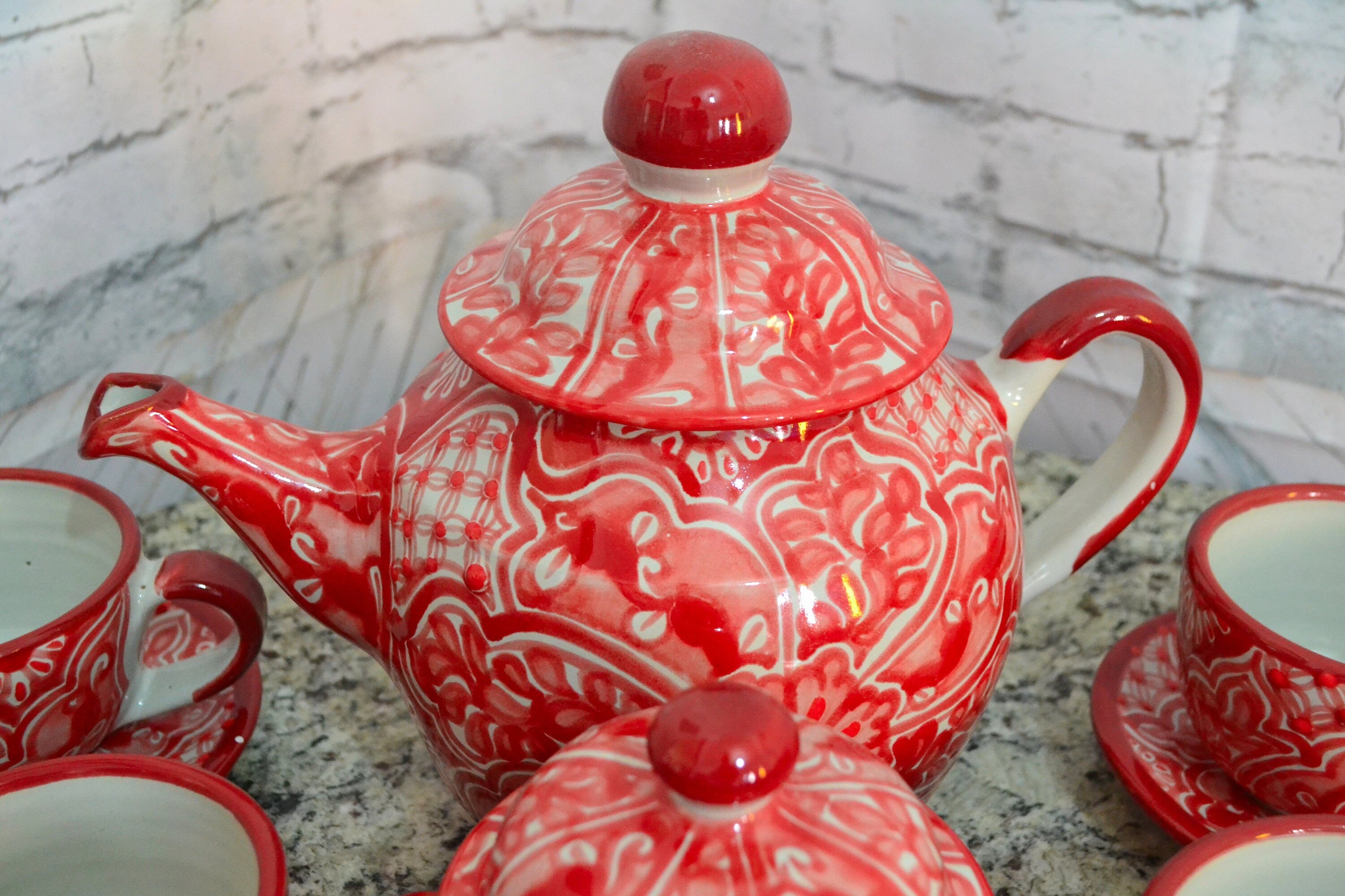 Juego de Café de Talavera Poblana CM385