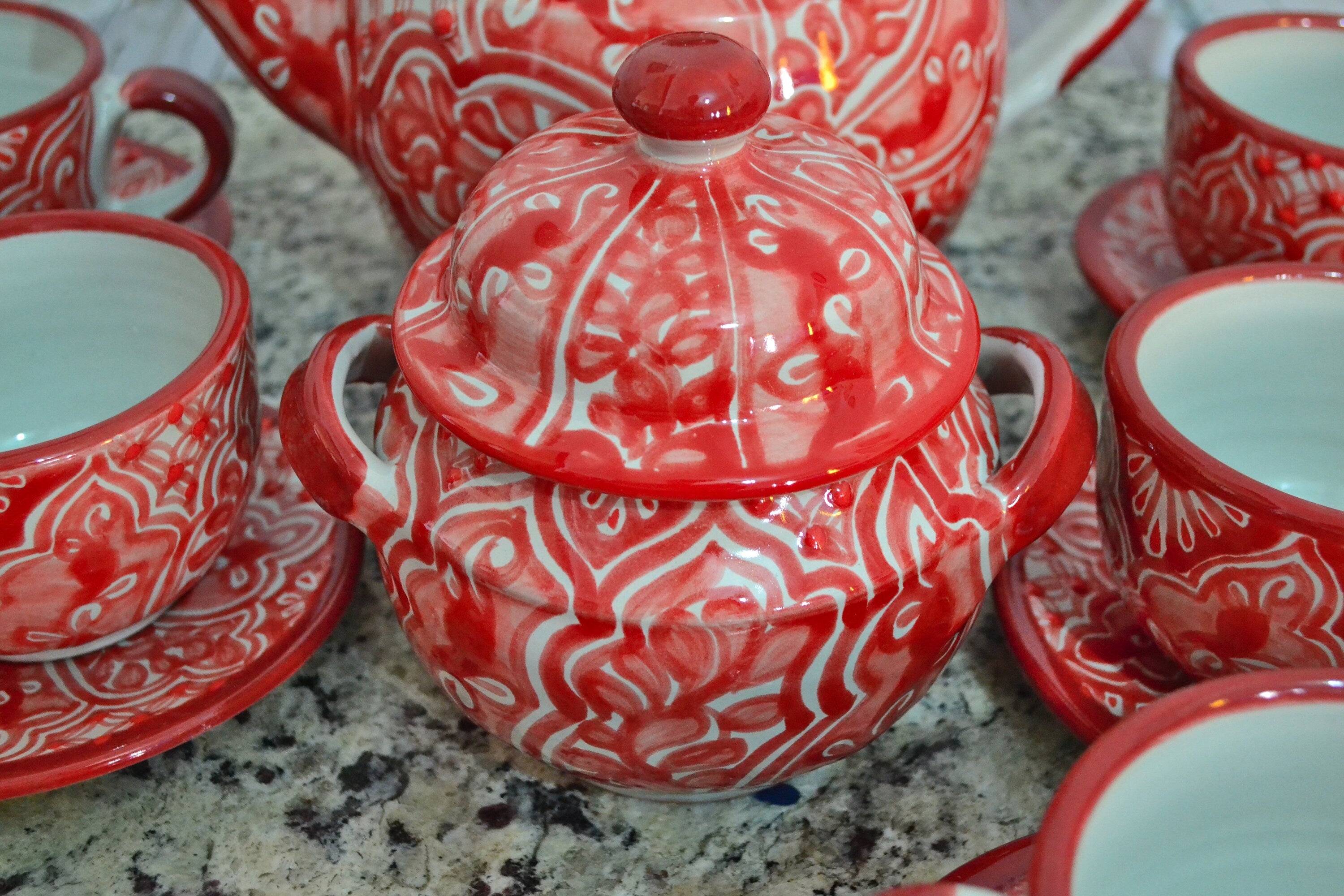 Juego de Café de Talavera Poblana CM385