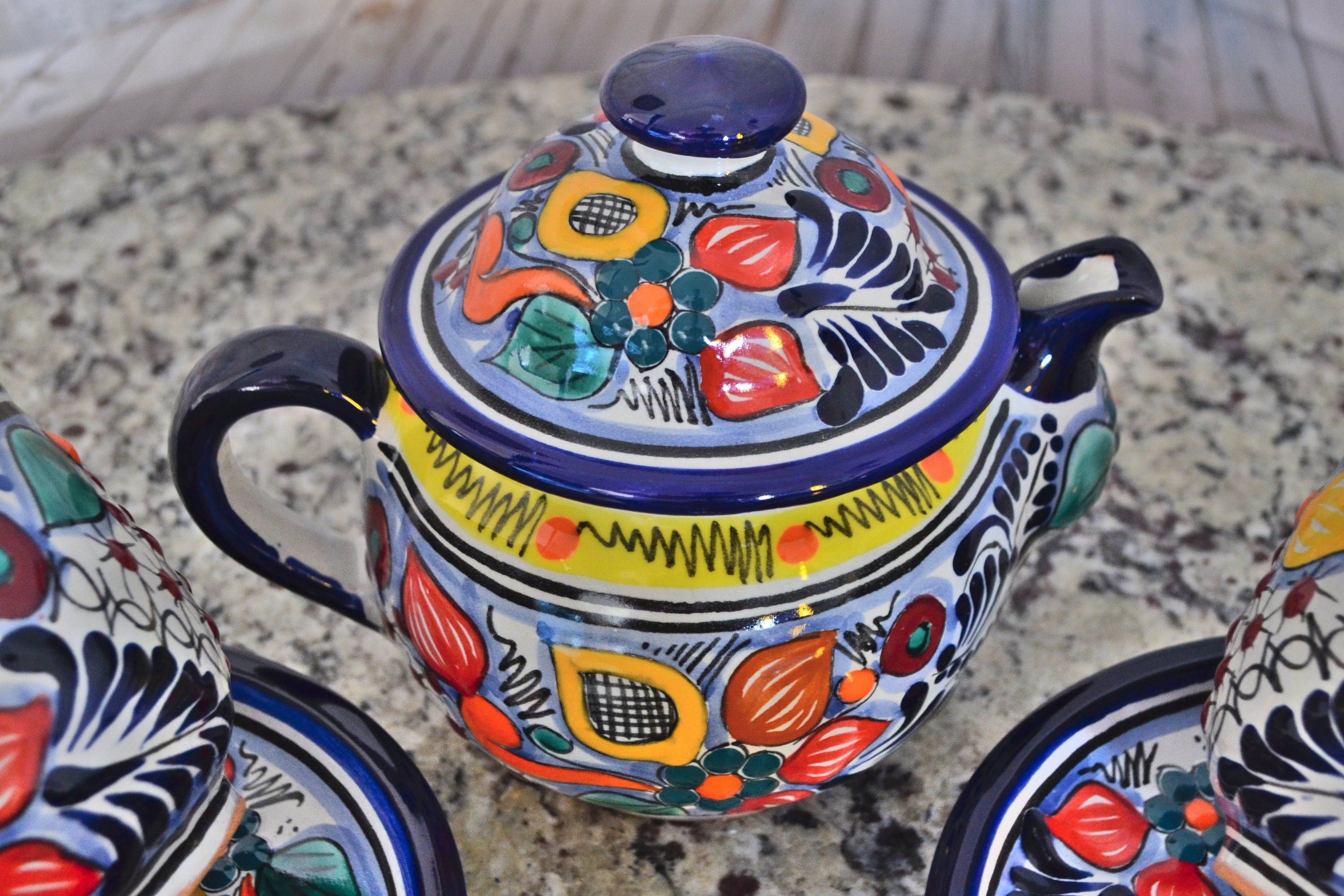 Set de Café de Talavera Poblana para 2 personas CM394